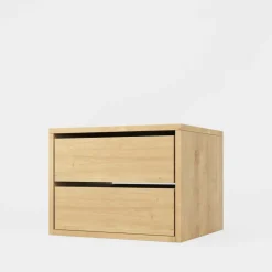 Komoda do szafy z 2 szufladami 50 cm ADBOX S dąb artisan
