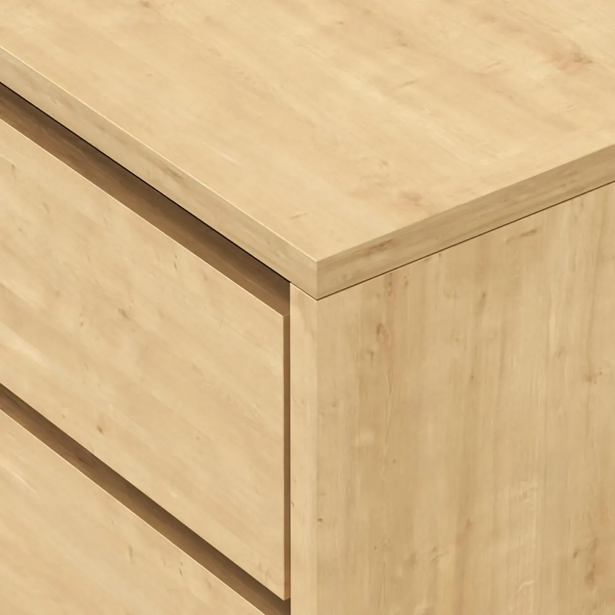 Komoda do szafy z 2 szufladami 50 cm ADBOX S dąb artisan