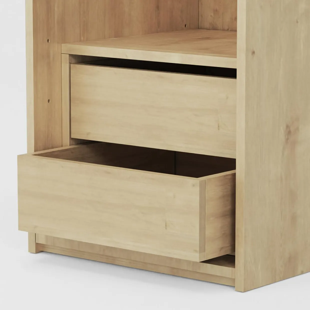 Komoda do szafy z 2 szufladami 50 cm ADBOX S dąb artisan