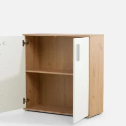 Komoda 2-drzwiowa IKOLI biała