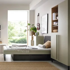 Komoda dwudrzwiowa zielona SERGIO