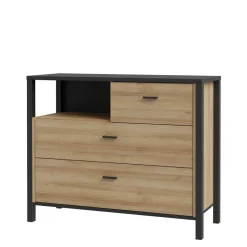 Komoda industrialna do sypialni HIGH ROCK