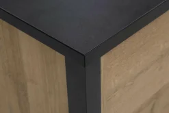 Komoda industrialna szeroka z szufladami i półkami HIGH ROCK