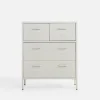 Komoda metalowa z szufladami BLEIZ jasnoszara
