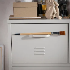 Komoda metalowa z szufladami BLEIZ jasnoszara