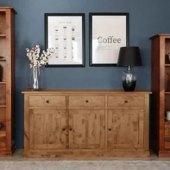 Komoda z litego drewna PAOLA brzoza naturalna