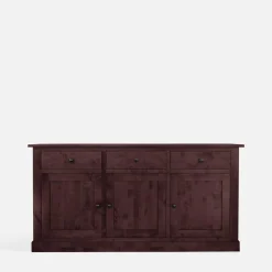 Komoda z litego drewna PAOLA brzoza mahoń