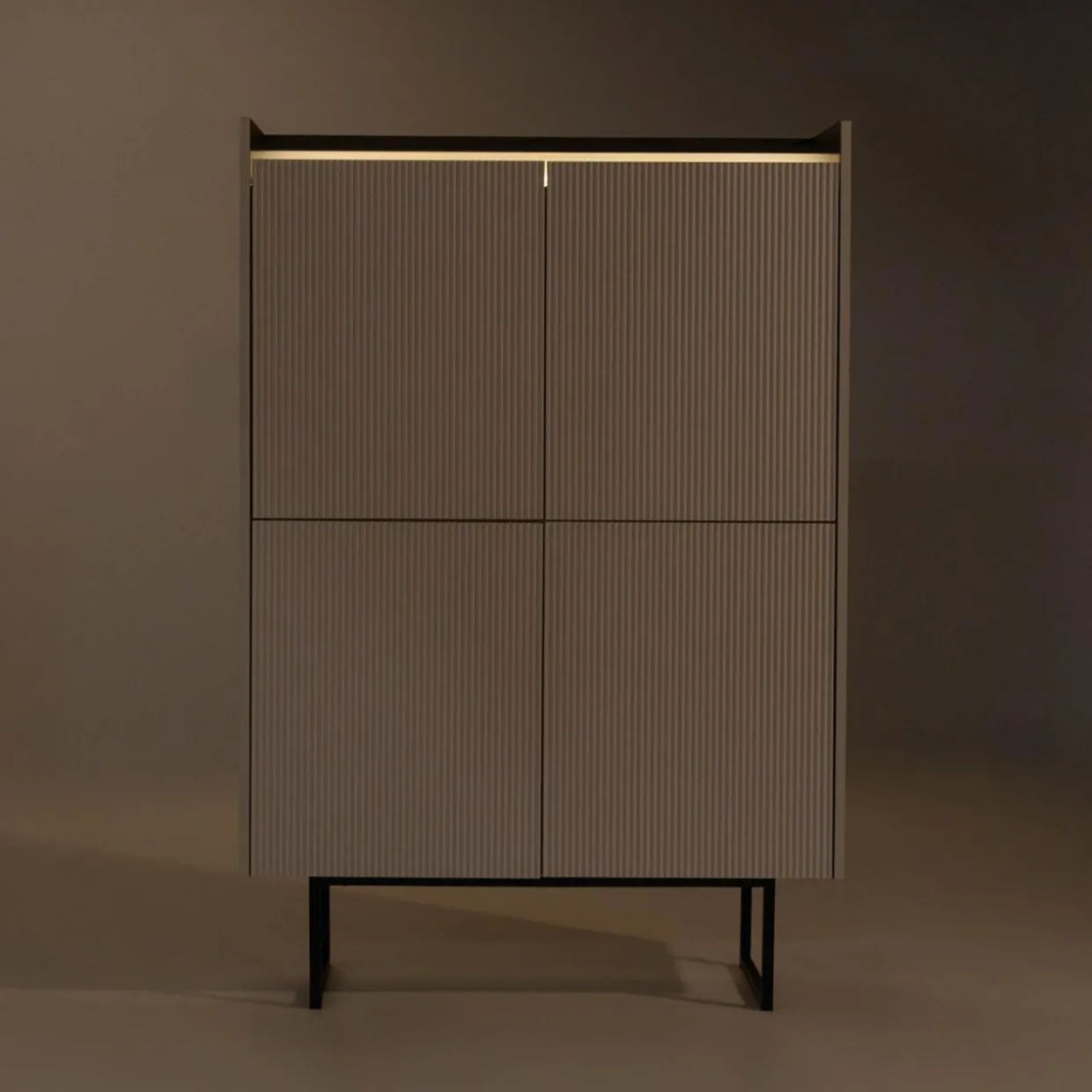Komoda z oświetleniem LAGO 98 cm