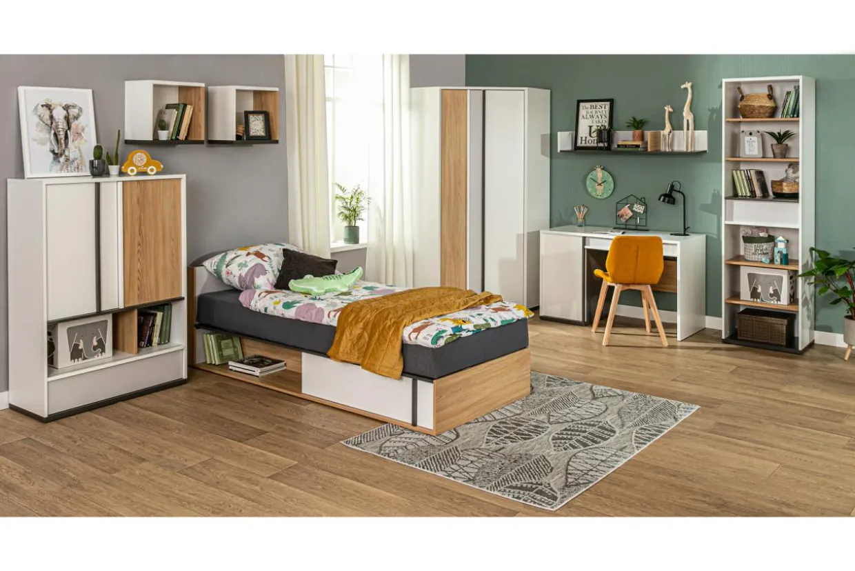 Komoda z półkami do pokoju młodzieżowego IMOLA