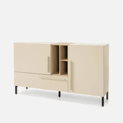 Komoda z szufladą beżowa SERGIO