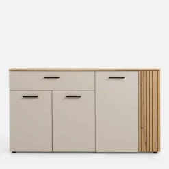 Komoda z szufladą kaszmirowa FREZO