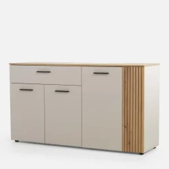 Komoda z szufladą kaszmirowa FREZO