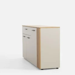 Komoda z szufladą kaszmirowa FREZO