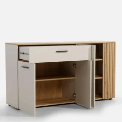 Komoda z szufladą kaszmirowa FREZO