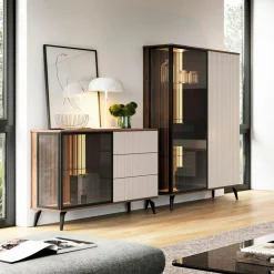 Komoda z szufladami i oświetleniem VICI