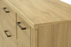 Komoda z szufladami i półkami DOORSET