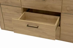 Komoda z szufladami i półkami DOORSET