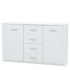 Komoda z szufladami sosna bielona MONTANA