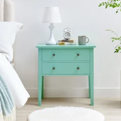 Komoda z szufladami zielona TIXER