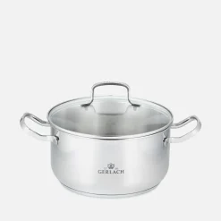 Komplet 4 garnków ze stali nierdzewnej SIMPLE 9 el.