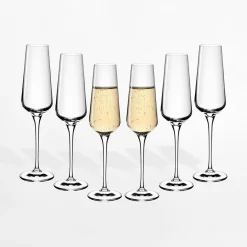 Komplet 6 kieliszków do szampana MODERN 200 ml