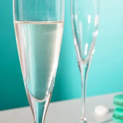 Komplet 4 kieliszków do szampana PERLA 170 ml