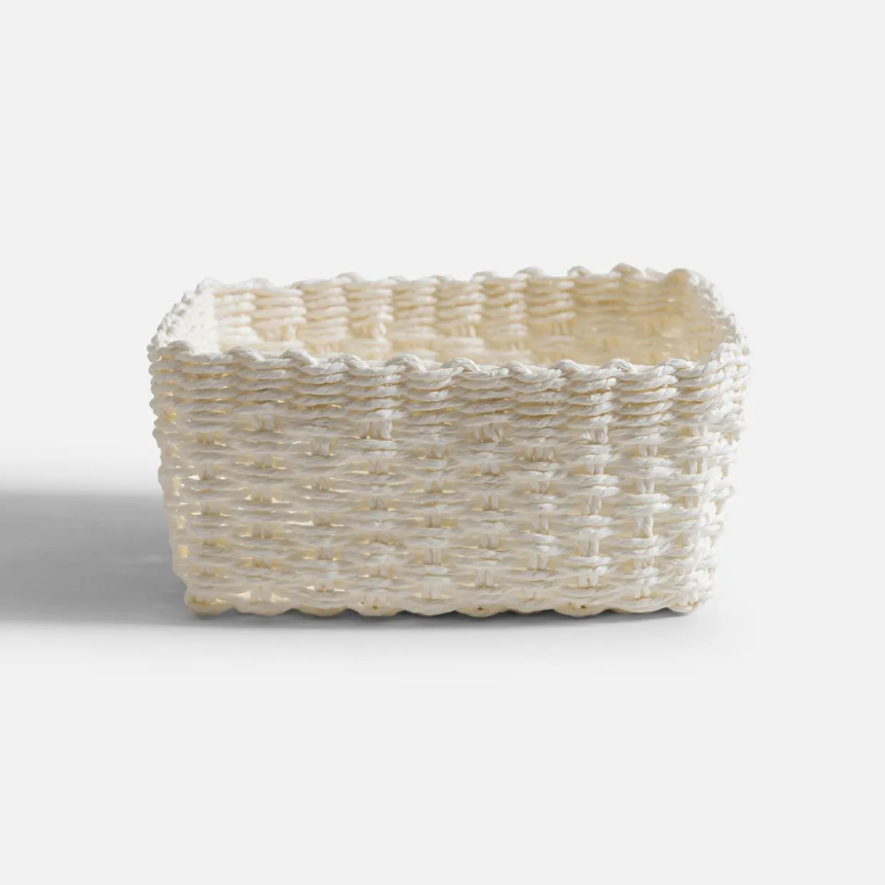 Komplet 3 koszy do przechowywania, biały