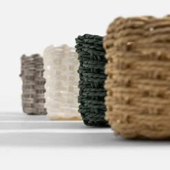 Komplet 3 koszy do przechowywania, biały