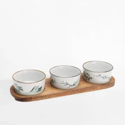 Komplet 3 miseczek na podstawce