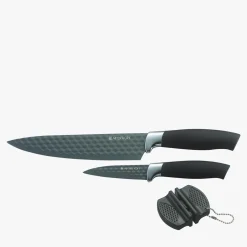 Komplet 2 noży z ostrzałką DIAMOND