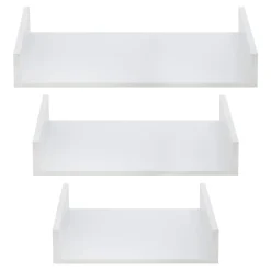 Komplet 3 półek TRIO biały