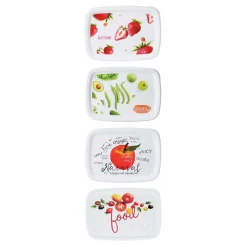 Komplet 3 pojemników do żywności 0,3 l MIX