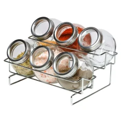 Komplet 6 pojemników na stojaku 200 ml