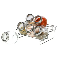 Komplet 6 pojemników na stojaku 200 ml