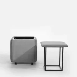 Komplet 5 pufów welurowych KREATYVA