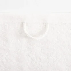 Komplet 2 ręczników biały/granatowy GLOW