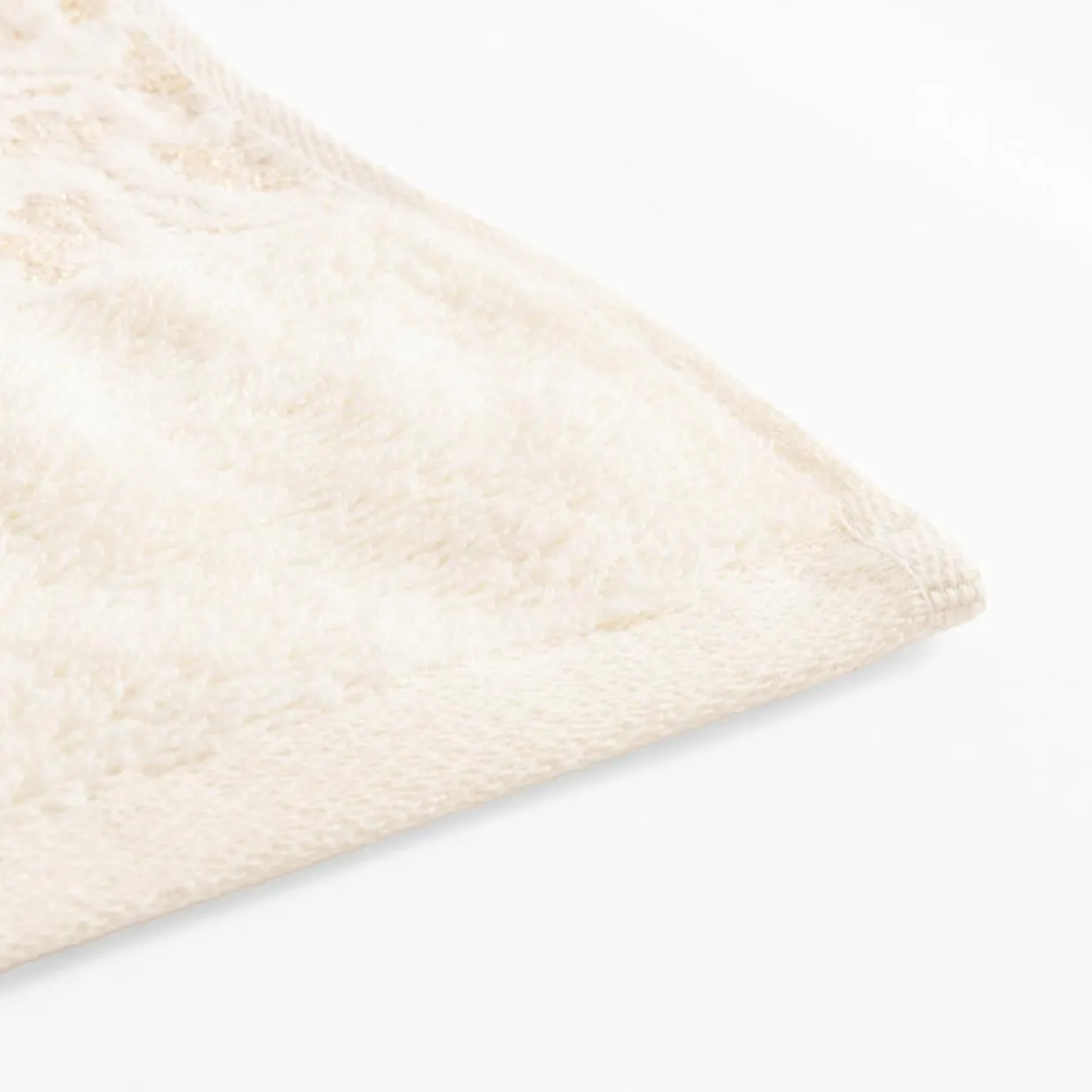 Komplet 2 ręczników kremowy/beżowy BLINK