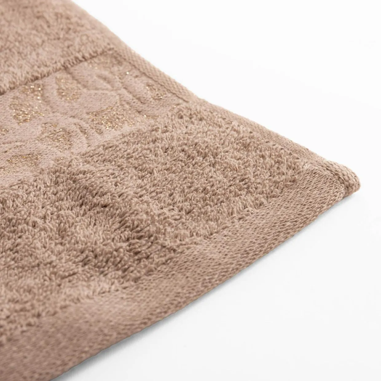 Komplet 2 ręczników kremowy/beżowy BLINK