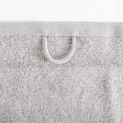 Komplet 2 ręczników srebrny/stalowy BLINK