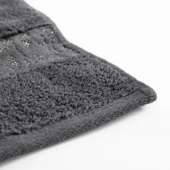 Komplet 2 ręczników srebrny/stalowy BLINK