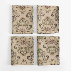 Komplet 4 serwetek w kwiatowe wzory GRACE 30x40 cm