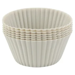 Komplet 6 silikonowych foremek do babeczek