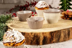 Komplet 6 silikonowych foremek do babeczek