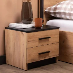Komplet 2 szafek nocnych z szufladami MALI