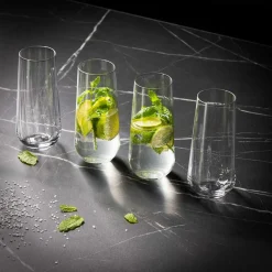 Komplet 4 szklanek do drinków SHAKE N°5 GIN & TONIC 380 ml