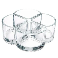 Komplet 4 szklanych miseczek OLAV 9 cm