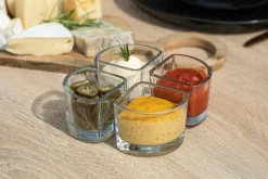 Komplet 4 szklanych miseczek OLAV 9 cm