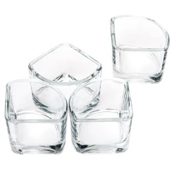Komplet 4 szklanych miseczek OLAV 9 cm