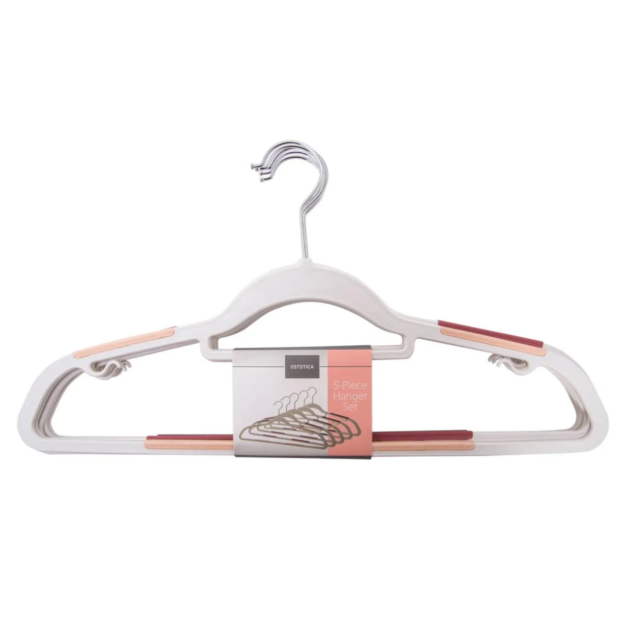 Komplet 5 wieszaków