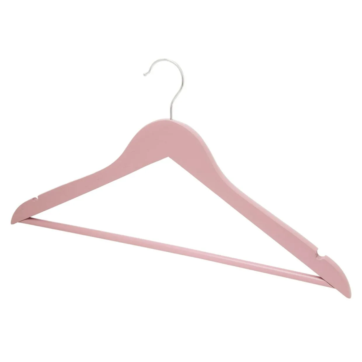 Komplet 4 wieszaków drewnianych